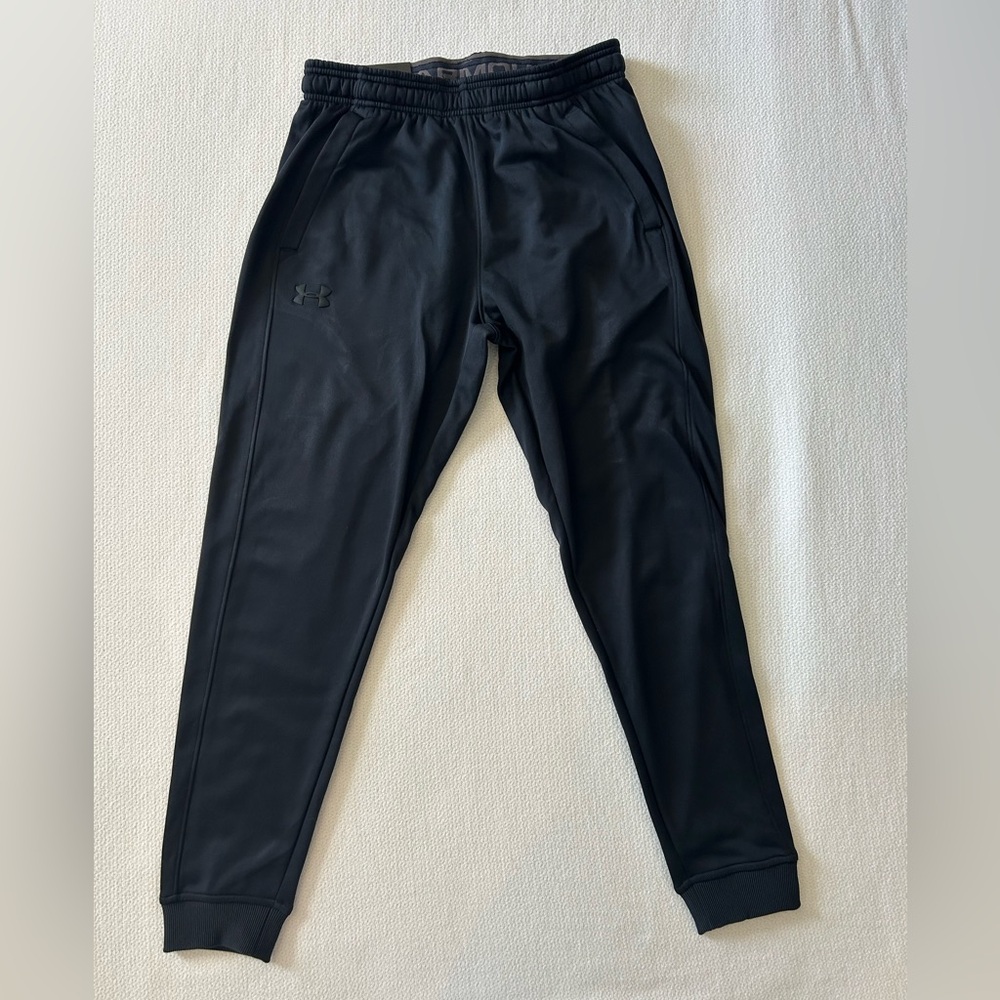 Under Armour Men’s Black Coldgear Loose Joggers Size MD